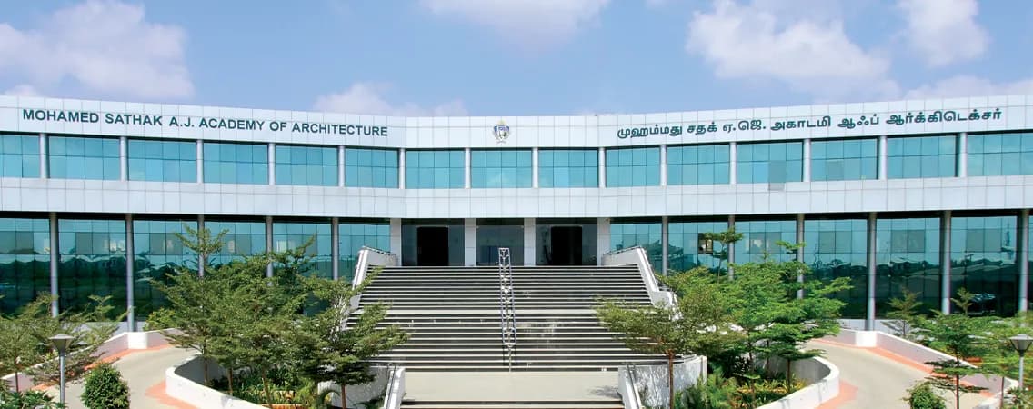 Mohamed Sathak A.J. Academy of Architecture campus